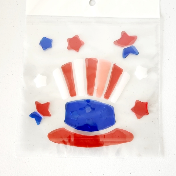 3PCS Patriotic Window Gel Clings - Picture 3 of 6
